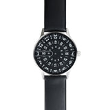 LHTR supply T1 Smoke/Coal/Coal 40mm LTHR スモークシルバー x ブラック ブラックレザーベルト